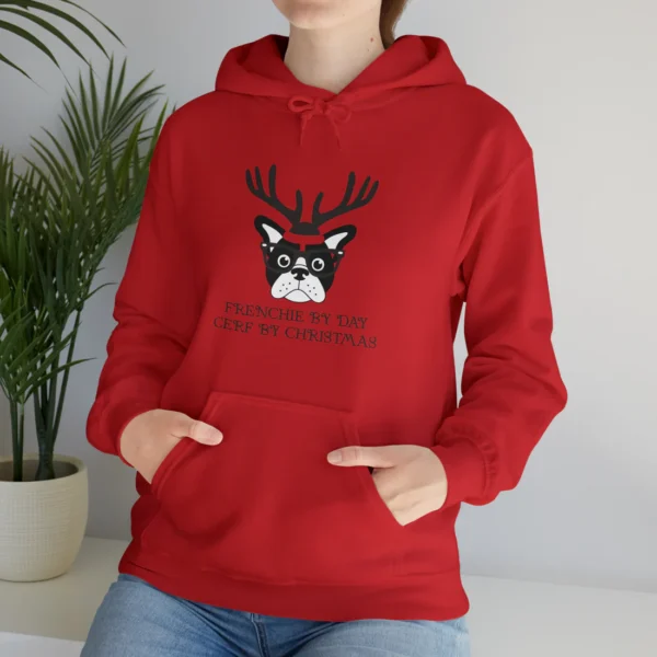 Frenchie By Day Unisex Hoodie - Image 3