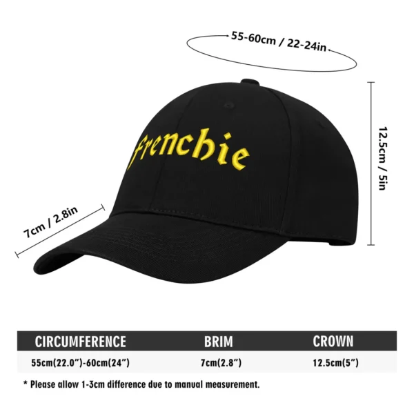 Frenchie - Embroidered Baseball Cap - Image 4